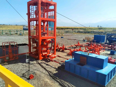 威尼斯欢乐娱人v3676股份140MPa高压旋流电动除砂器首次应用于新疆北部高探1井